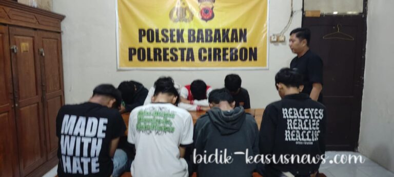 Polsek Babakan Polresta Cirebon Gagalkan Aksi Tawuran Antar Geng Motor yang Akan Dijadikan Konten Medsos