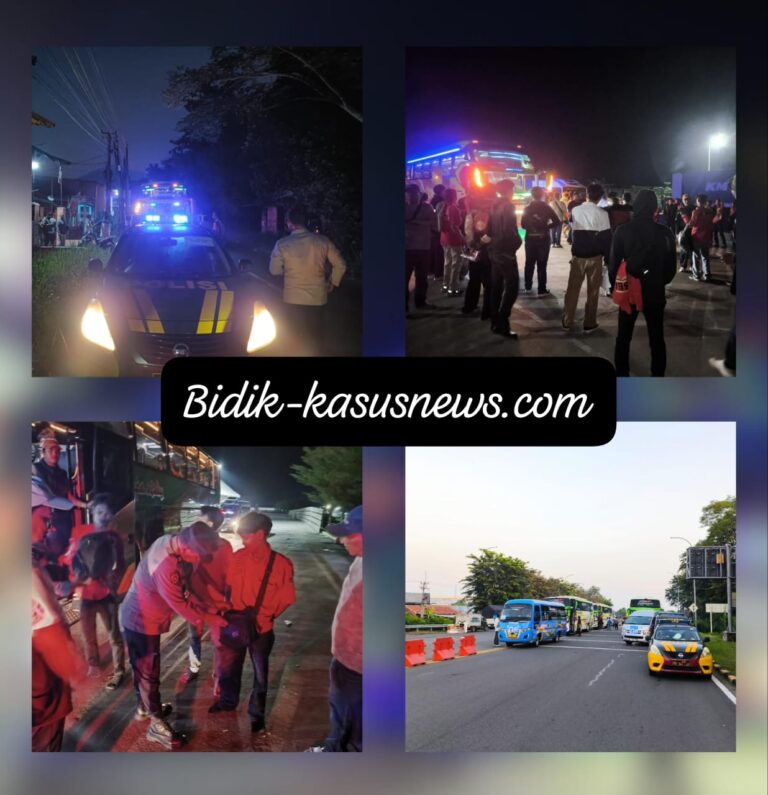 Kapolresta Cirebon Pimpin Pengamanan Keberangkatan Ribuan Buruh Menuju Jakarta Peringati May Day 2025
