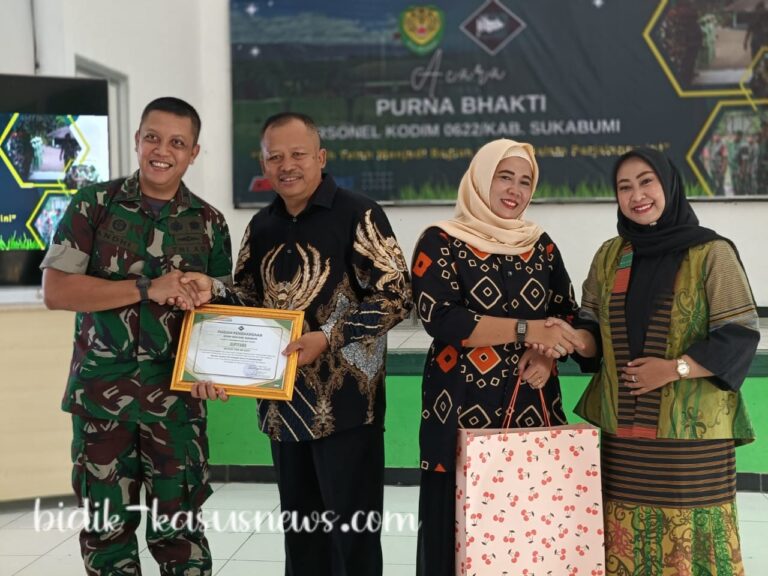 Haru dan Khidmat Pelepasan Kasdim dan Purnawirawan Kodim 0622/Kabupaten Sukabumi