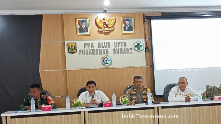 Camat Surade Pimpin Rapat Koordinasi Tim Monitoring dan Evaluasi, Persiapan Pelaksanaan PMT