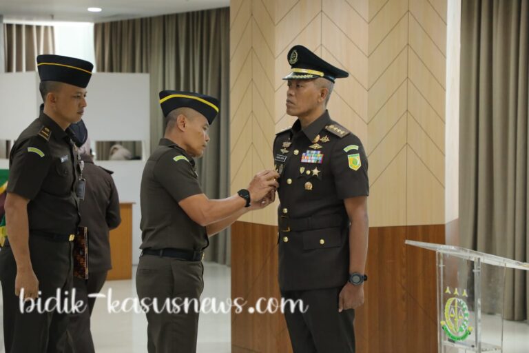 Letkol Cpm Hairul Arifin Resmi Jabat Kepala Subdirektorat Koordinasi Penindakan JAM-Pidmil