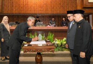 Foto saat rapat paripurna DPRD jawa tengah
