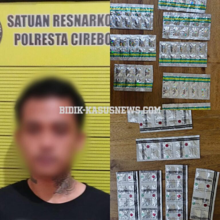 Polresta Cirebon Ungkap Kasus Peredaran Obat Keras Tanpa Izin, Seorang Pemuda Diamankan