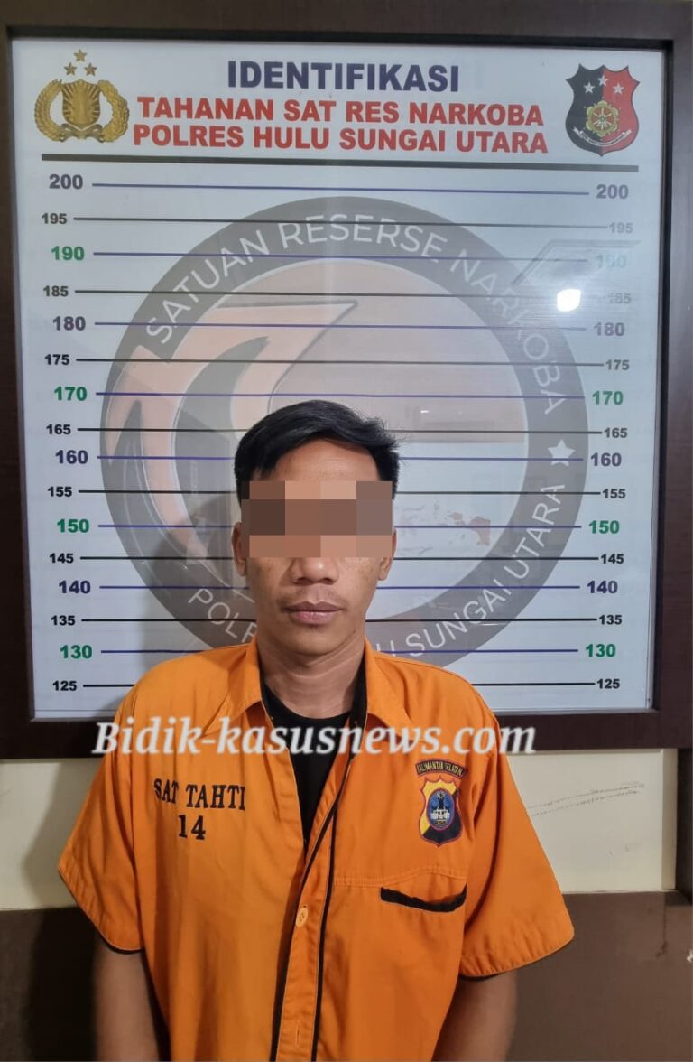 Satresnarkoba Polres HSU Berhasil Ringkus Dua Pengedar Narkotika Jenis Sabu Sebanyak 1.32 Gram