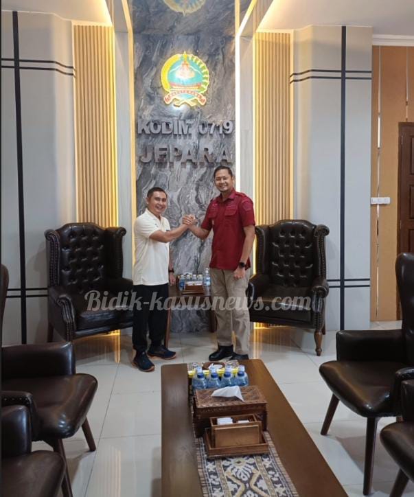 Perkuat Sinergi, Kepala Rutan Jepara Jalin Kolaborasi Strategis dengan Kodim 0719