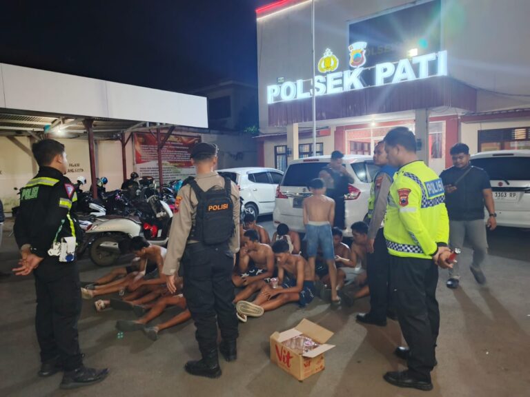 Polresta Pati gagalkan aksi gangster yang akan melakukan aksi tawuran