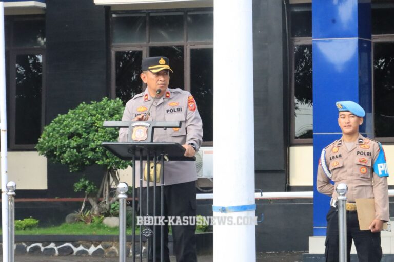 Optimalkan Kinerja Personil, Wakapolres Majalengka Sampaikan Arahan Pada Apel Pagi