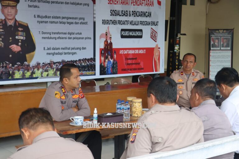 Dengan Suasana Santai, Kapolres Majalengka Gelar Coffee Morning Bersama Para PJU Polres Majalengka