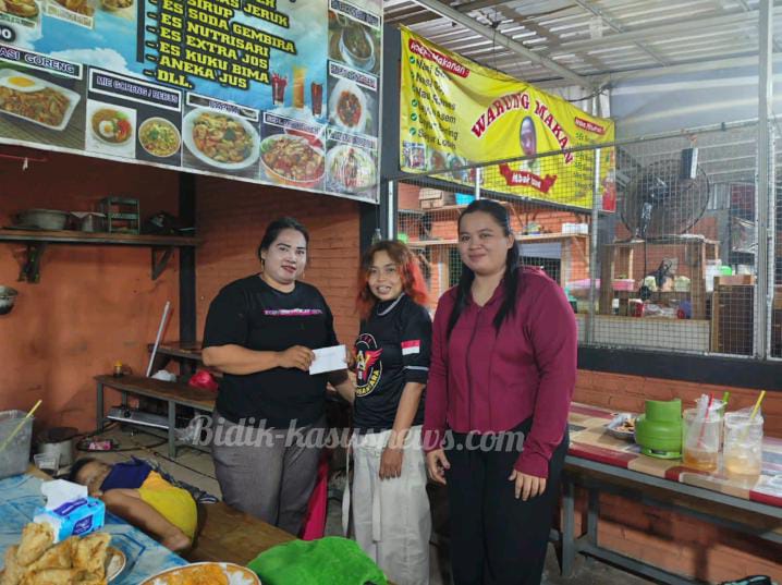 Srikandi Squad Nusantara Tunjukkan Kepedulian, Jenguk Anak Anggota PAC Cangaan yang Sakit