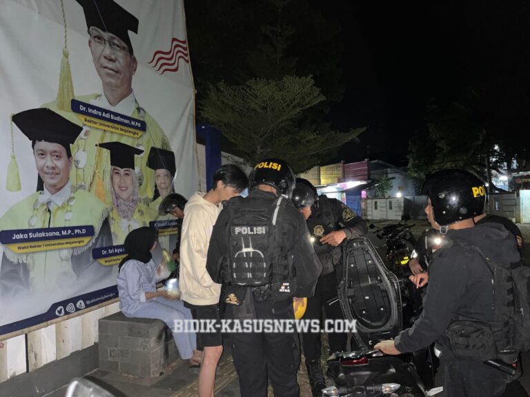 Unit Raimas Sat Samapta Polres Majalengka Gencarkan Patroli Malam Cegah Geng Motor dan Gangguan Kamtibmas