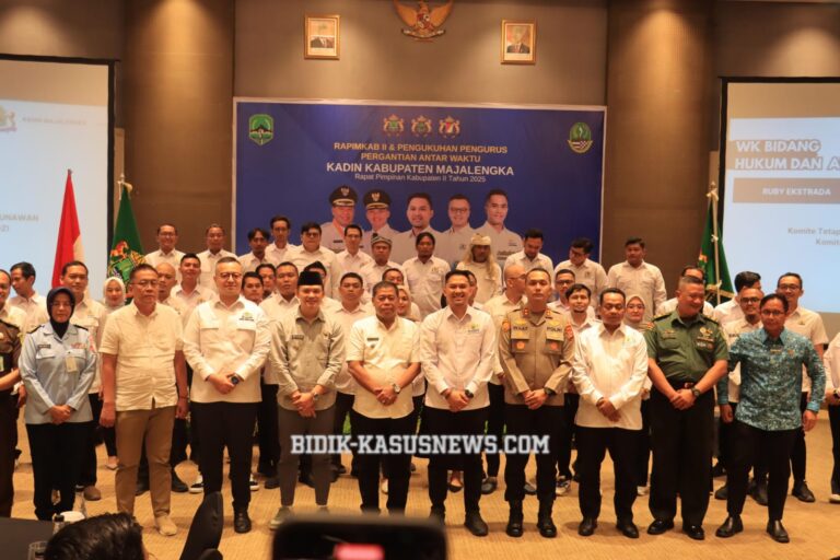 Kapolres Majalengka Hadiri Rapim Kabupaten dan Pengukuhan Dewan Pengurus Kadin