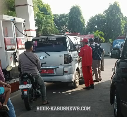 Diduga Langgar Aturan, Mobil Siaga Desa Sampiran Cirebon Isi Pertalite Subsidi di SPBU Ciperna