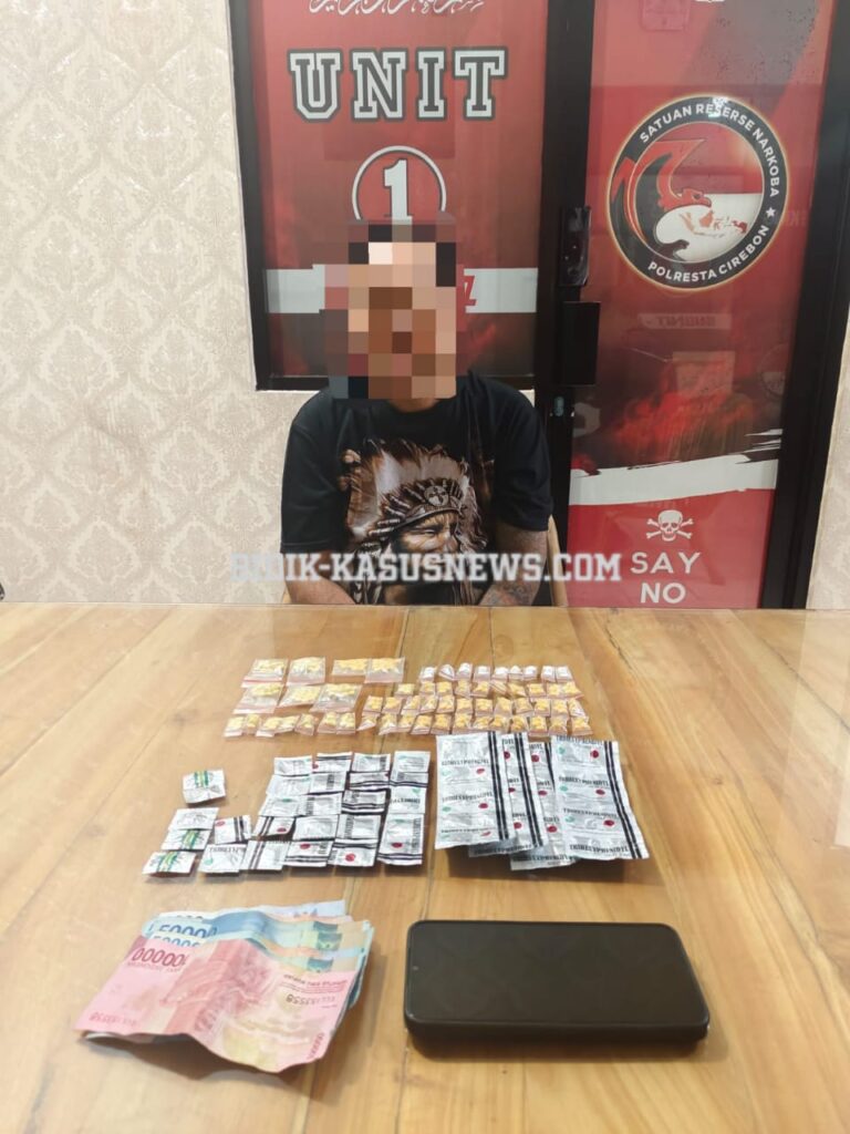 Polresta Cirebon Bongkar Peredaran Ratusan Butir Obat Keras Ilegal di Pabedilan