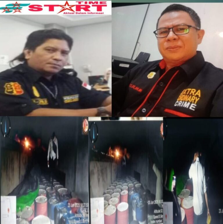 LPK-RI Kalbar Pertanyakan Status 51 Drum Oli Diduga Palsu dan Ilegal Yang Ikut Di Police line Dipergudangan Exrajos