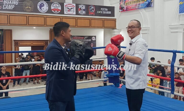 ‎Wali Kota Sukabumi Ingin Bangkitkan Kembali Kejayaan Tinju Era 80-an