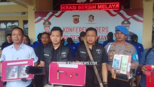 15 Tersangka Dibekuk Dalam Operasi Jaran Lodaya,Polres Indramayu Ungkap Jaringan Curanmor