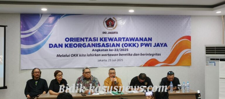 PWI DKI Jakarta Gelar OKK: Cetak Wartawan Beretika di Era Digital dan AI