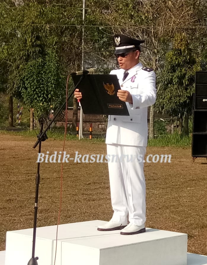 Warga Badran Antusias Ikuti Upacara HUT RI ke-80, Kepala Desa Nopirmansyah Jadi Pembina