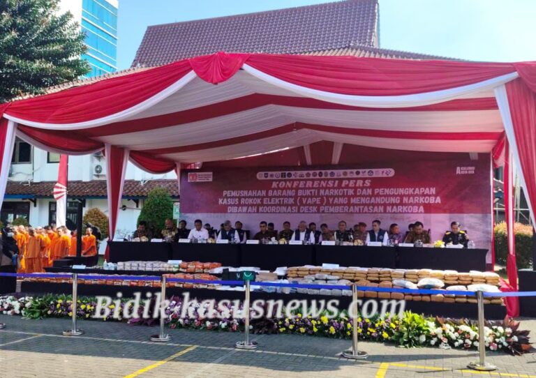 BNN Musnahkan 474 Kg Narkotika dari 21 Kasus, Ungkap Peredaran Ketamin pada Rokok Elektrik