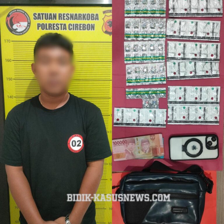 Polresta Cirebon Amankan Warga Kecamatan Panguragan yang Mengedarkan OKT