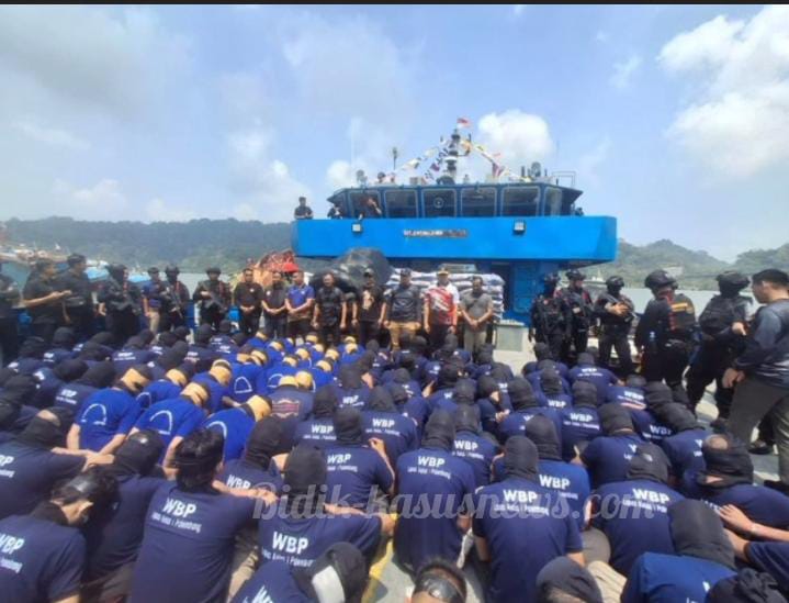 196 Napi Berisiko Tinggi Dipindahkan ke Nusakambangan, Total Sudah Lebih 1.300