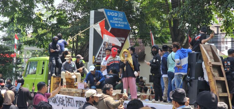 Kapolresta Pati Apresiasi Peserta Aksi Aliansi Masyarakat Pati Bersatu, Berjalan Aman dan Kondusif