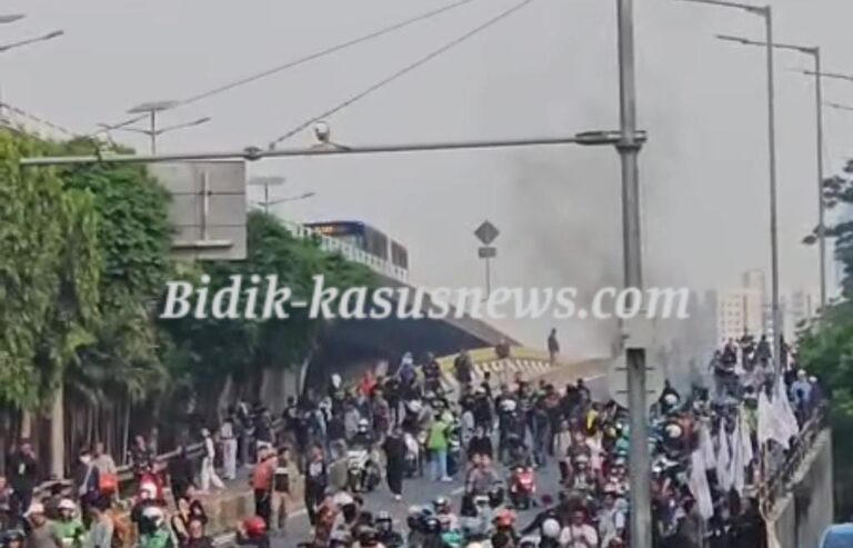 Ricuh Demo 25 Agustus di DPR: Ribuan Massa Tolak Kenaikan Gaji, Polisi Lepaskan Gas Air Mata
