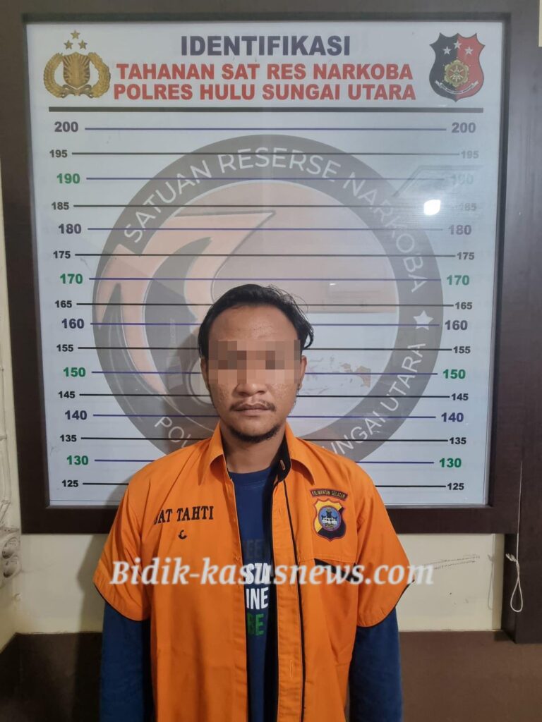 Satresnarkoba Polres HSU Bekuk Dua Pemuda Pembawa Sabu di Jalan Abdul Hamidan