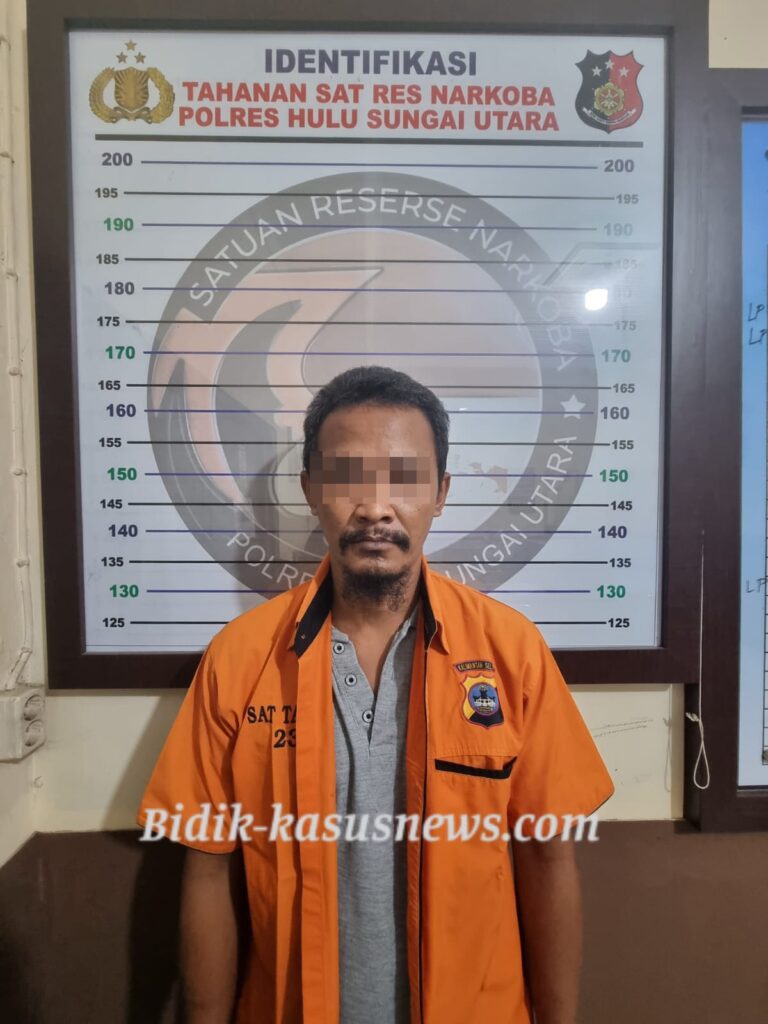 Polres HSU Gerebek Rumah di Sungai Malang, Amankan Seorang PNS Terlibat Kasus Narkoba