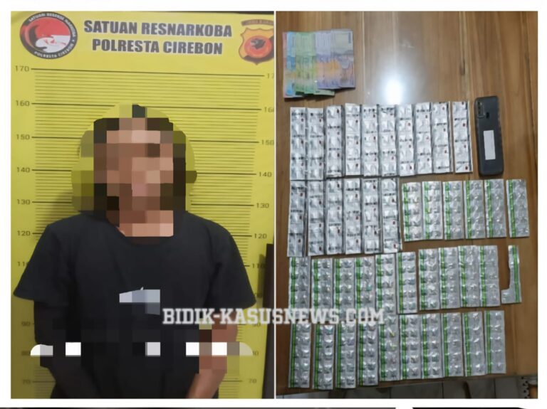 Polresta Cirebon Amankan Pengedar dan Pemasok OKT di Kecamatan Astanajapura