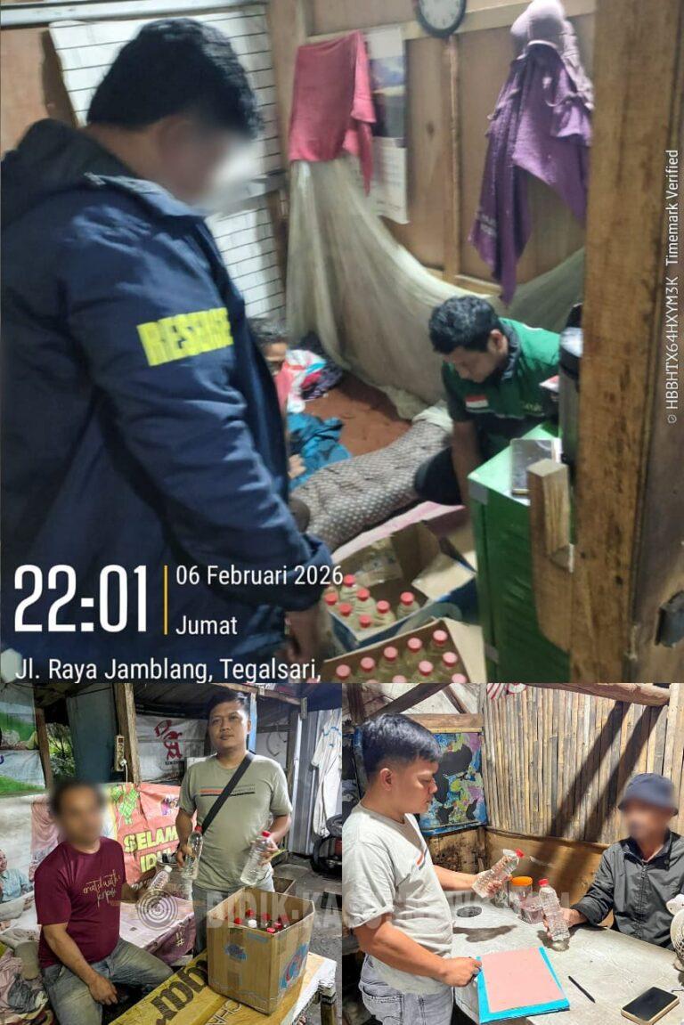 Polresta Cirebon Sita 451 Botol Miras Hasil Razia Pekat