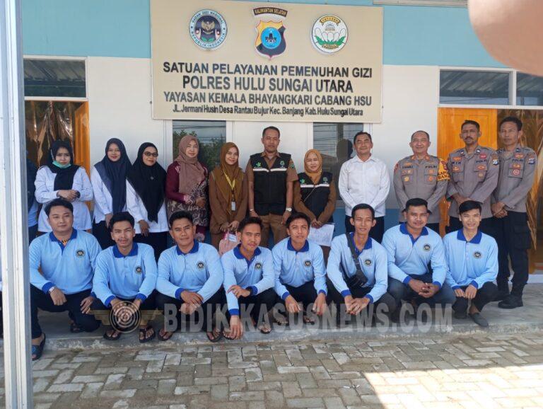 Dinas Kesehatan HSU Lakukan Survei SLHS di SPPG Yayasan Kemala Bhayangkari Banjang