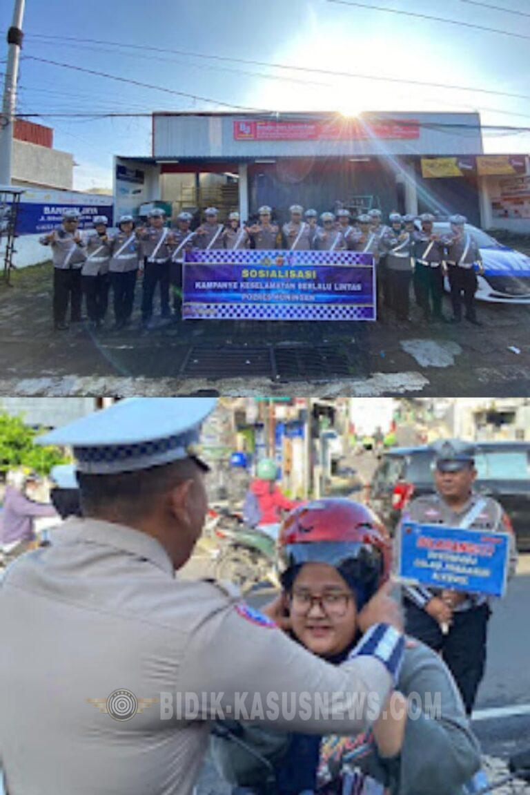 Operasi Keselamatan Satlantas Kuningan: Helm Dibagi, 33 Knalpot Brong Diamankan