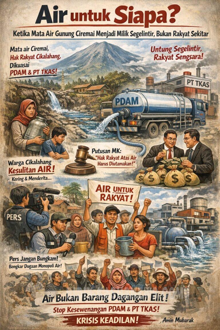 Air Gunung Ciremai Mengalir ke Mana? Warga Cikalahang Justru Kehausan di Tanah Sendiri