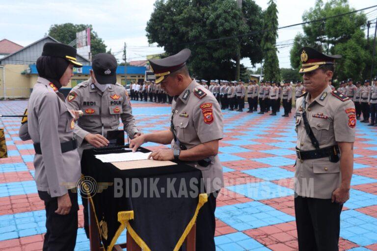 Kapolres Majalengka Pimpin Upacara Serah Terima Jabatan Wakapolres