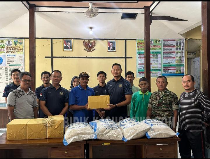 Peduli Sesama, Rutan Jepara Kirim Bantuan untuk Warga Terdampak Bencana di Batu Kali