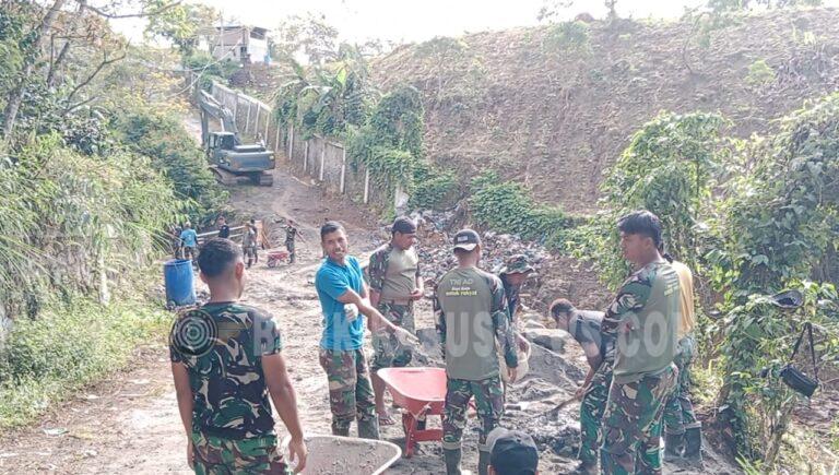 Satgas Gulbencal Kebut Pembangunan Infrastruktur Pasca Bencana di Permata