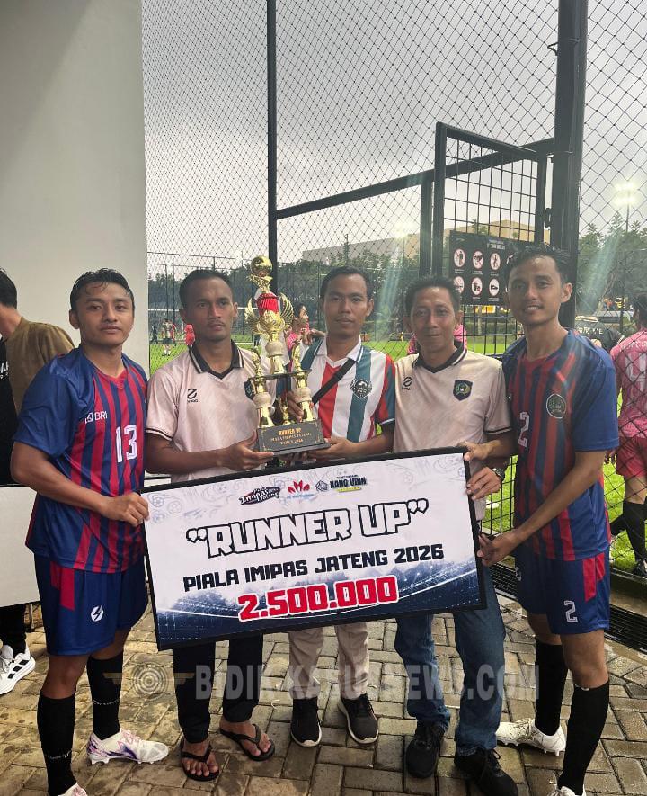 Tembus Final Piala IMIPAS Jawa Tengah, Tiga Punggawa Rutan Jepara Antar Karesidenan Pati Raih Juara 2