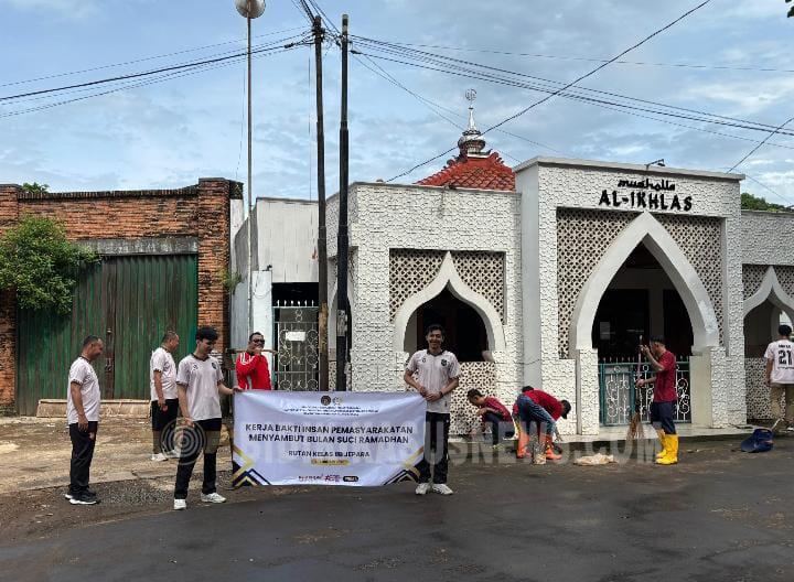 Dari Brandgang hingga Tempat Ibadah, Rutan Jepara Bersih-Bersih Sambut Ramadhan