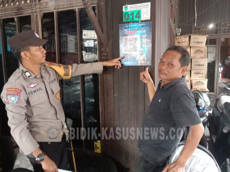 Polsek Sungai Pandan Sosialisasikan Pengaduan Online QR Code, Akses Laporan Polisi Kini Lebih Mudah dan Transparan