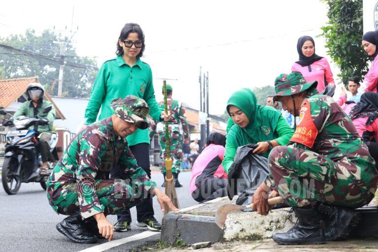 Gerakan Bersih Sambut Ramadan 1447 H, Kodim 0615/Kuningan Satukan TNI–Polri dan Elemen Masyarakat