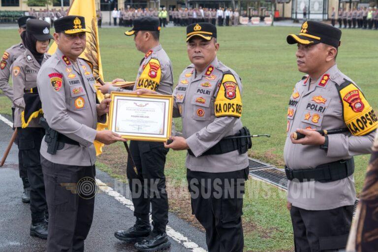 Kapolres Melawi Terima Penghargaan dari Kapolda Kalbar,Polres Melawi Raih Juara 2 Program Pemanfaatan Lahan Produktif