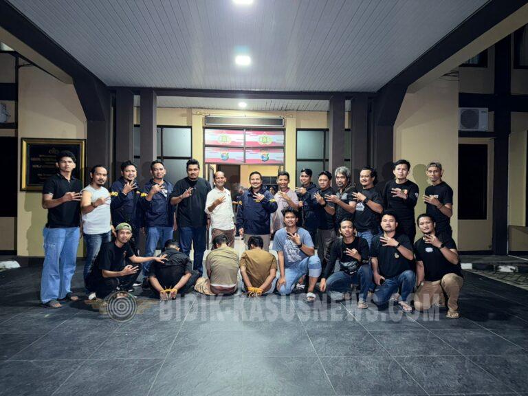 Satresmob Polri Berhasil Ringkus 3 Pelaku Perampokan Dengan Senpi Di Tulang Bawang Barat