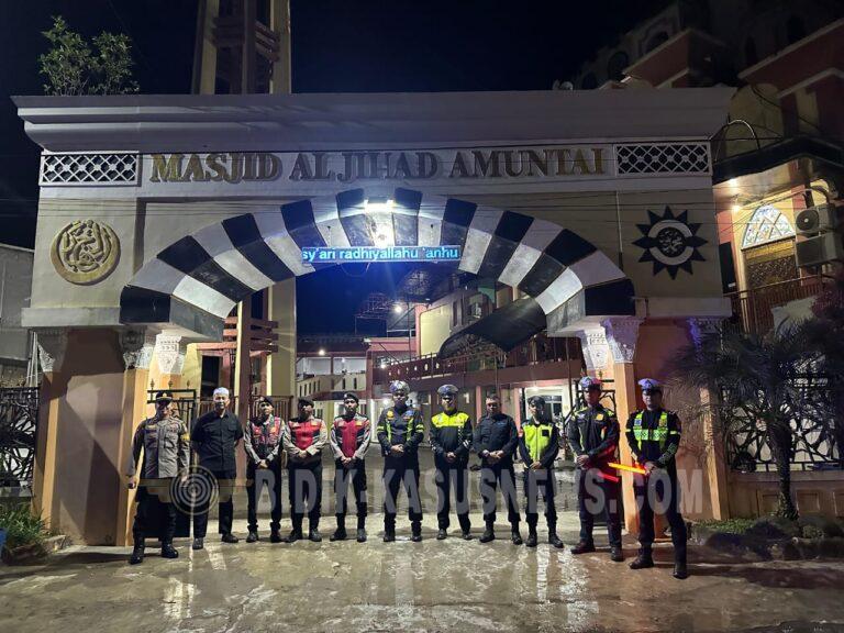 Blue Light Patrol Satlantas Polres HSU Sasar Titik Rawan, Tekan Pelanggaran dan Cegah Kecelakaan di Amuntai