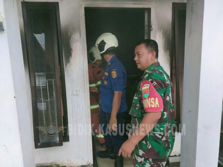 Balita Bermain Korek Api Picu Kebakaran di Rajabasa, Respons Cepat Babinsa dan Warga Cegah Korban Jiwa