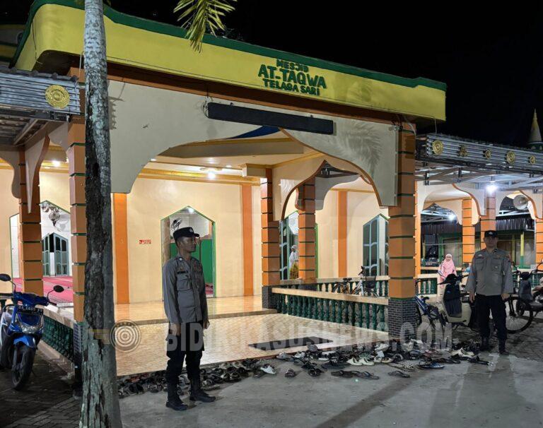 Polsek Amuntai Selatan Gelar Patroli dan Pengamanan Tarawih, Jamaah Beribadah Aman dan Kondusif