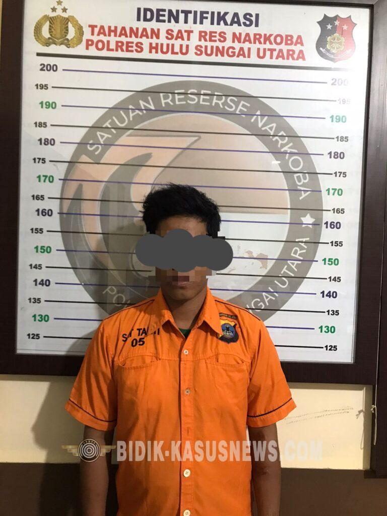 Satresnarkoba Polres HSU Ringkus Pengedar Sabu di Amuntai Tengah, Polisi Sita 4 Paket Narkotika