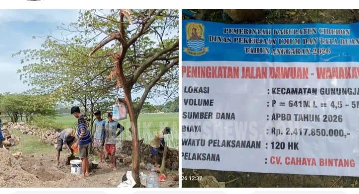 PROYEK PENINGKATAN JALAN DAWUAN -WANAKAYA SENILAI 2.417.850.000,- DI DUGA BANYAK PELANGGARAN.