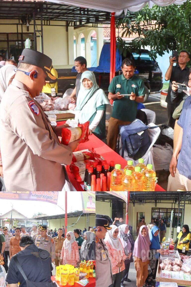 Kapolda Jabar Pimpin Launching Gerakan Pangan Murah Serentak, Polresta Cirebon Siapkan Ribuan Bahan Pokok untuk Warga