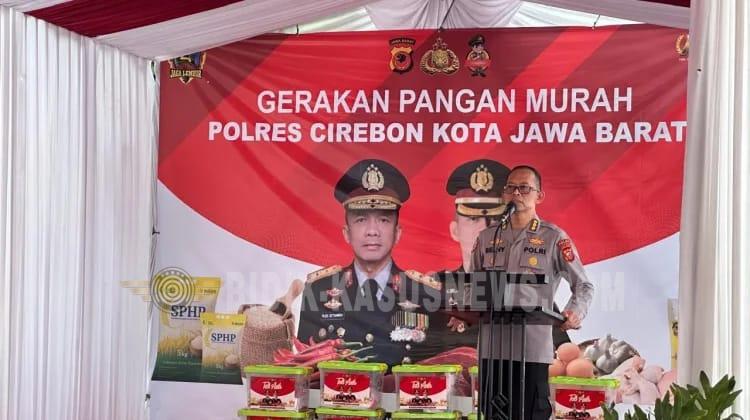 Polres Cirebon Kota Gelar Pangan Murah Bantu Warga saat Ramadan
